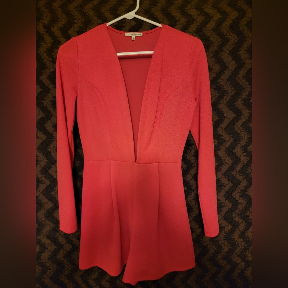 Hot pink Charlotte russe romper
